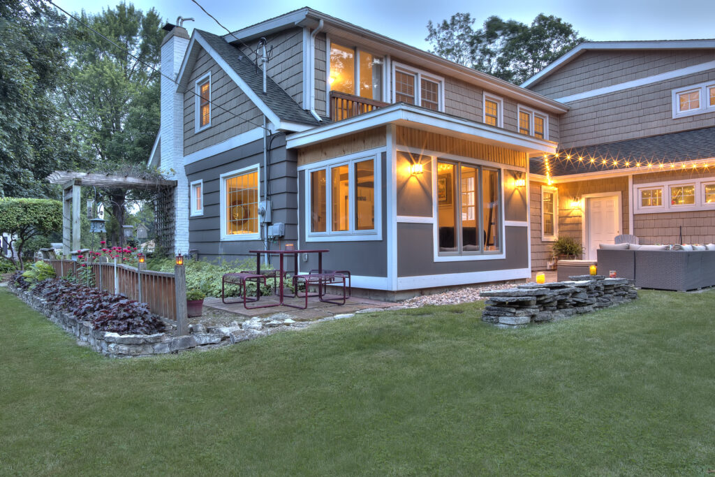 Side View of Beautiful Cape Cod House