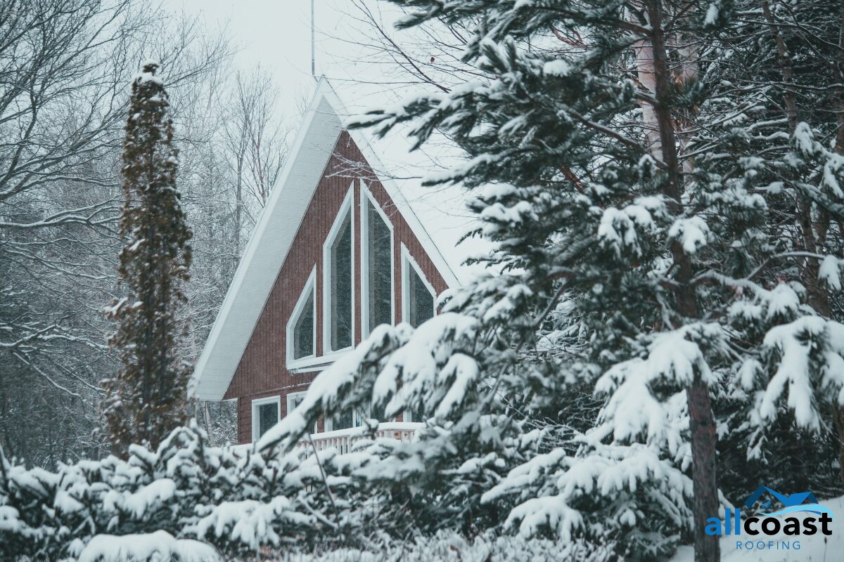 roof during the winter