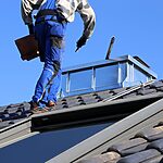 stepping on a roof