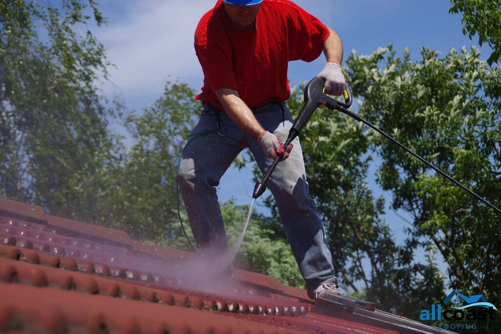 roof moss cleaning
