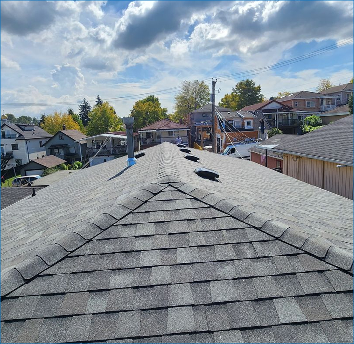 feature image of Pitched Roof with Multiple Outlets and Exhaust Points in Vancouver